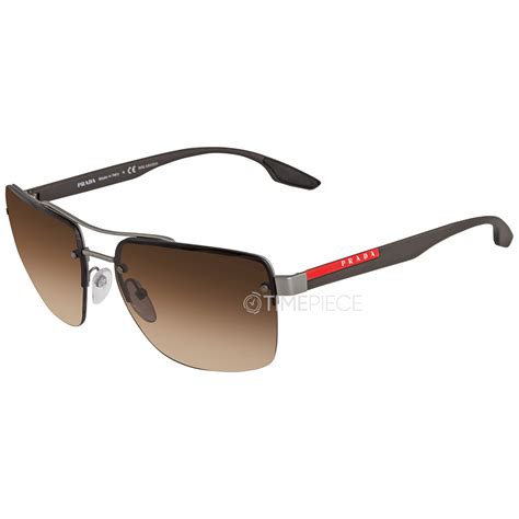 prada ps 60 us kaufen ebay|Prada PS 60US Sunglasses Men Silver Square 62mm New.